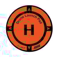 Hoodman Drone Launch Pad (3 ft Diameter with Light Kit)