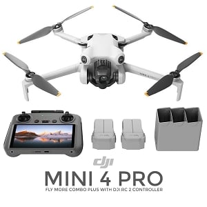 DJI Mini 4 Pro Fly More Combo Plus with RC 2 Controller (CP.MA.00000740.01)